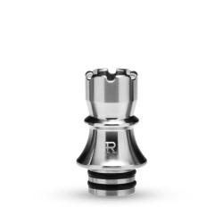 KIZOKU Chess Series 510 Drip Tip Silver Rook